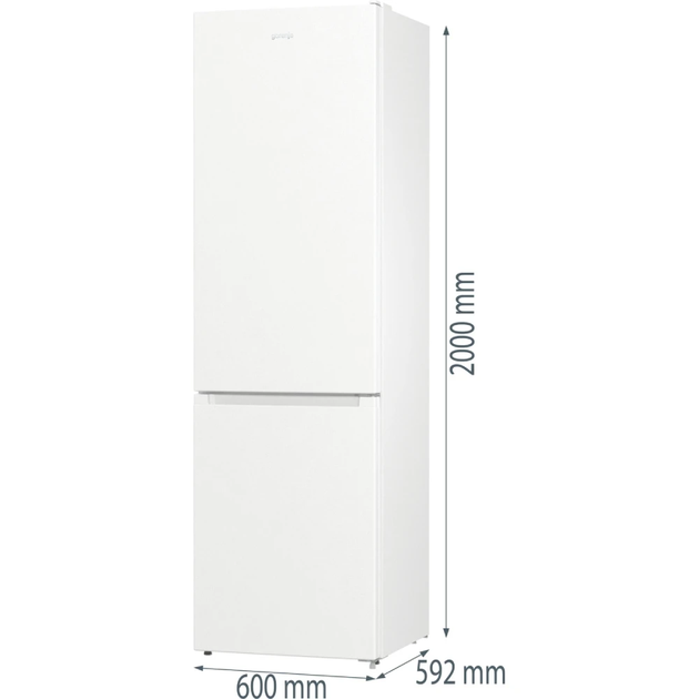 Холодильник Gorenje NRK6202EW4 - зображення 7