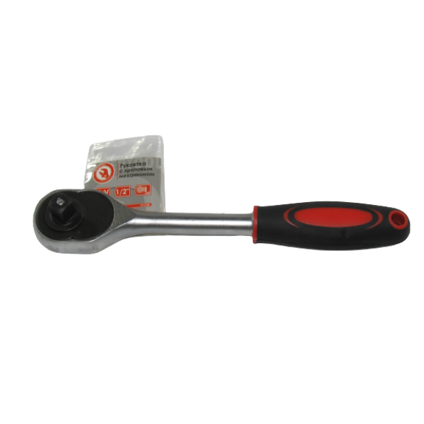 Вороток трещотка 1/2" INTERTOOL 24 зуба, длина 250мм, CrV, с храповым механизмом (34011) - изображение 4