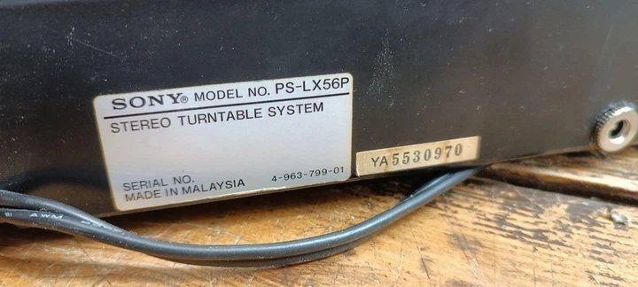 Програвач вініловий Sony PS-LX56P напівавтоматичний БВ - Б/У - изображение 5