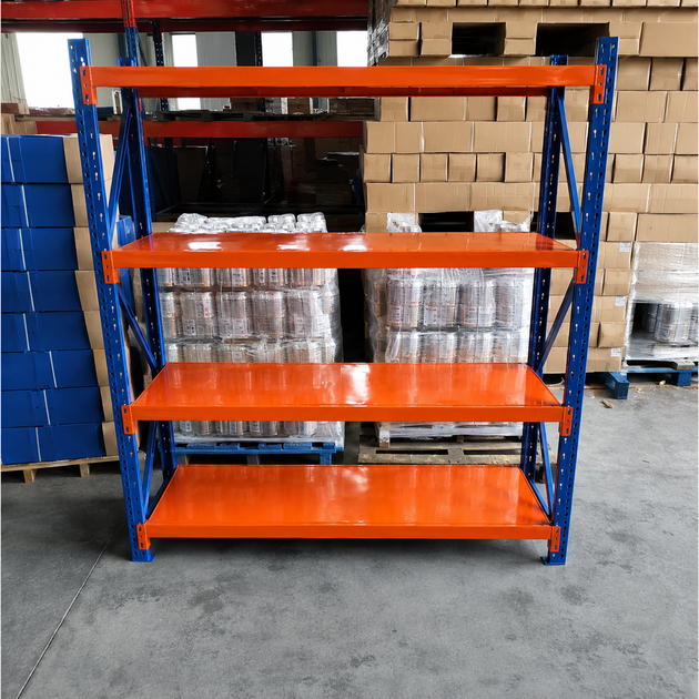Стелаж металевий 4 полиці для гаража Helper HP - 1178 200×200×60 см до 800 кг складу майстерні підсобки для коробок інструментів побутових речей посилений стелаж з оцинкованої сталі для зберігання предметів універсальний - Фото 3 Стелаж металевий 4 полиці для гаража Helper HP - 1178 200×200×60 см до 800 кг складу майстерні підсобки для коробок інструментів побутових речей посилений стелаж з оцинкованої сталі для зберігання предметів універсальний - зображення 3