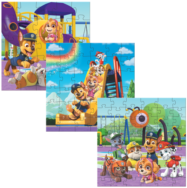Пазл 3 в 1 Paw Patrol. Ігровий майданчик - изображение 5