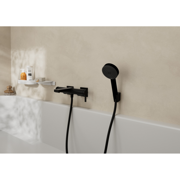 Змішувач для ванни HANSGROHE TECTURIS 73420670, чорний/матовий, настінний - изображение 4