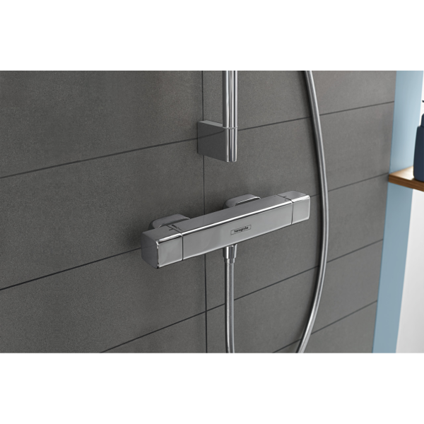 Змішувач для душу HANSGROHE ECOSTAT E, хром, настінний - изображение 3