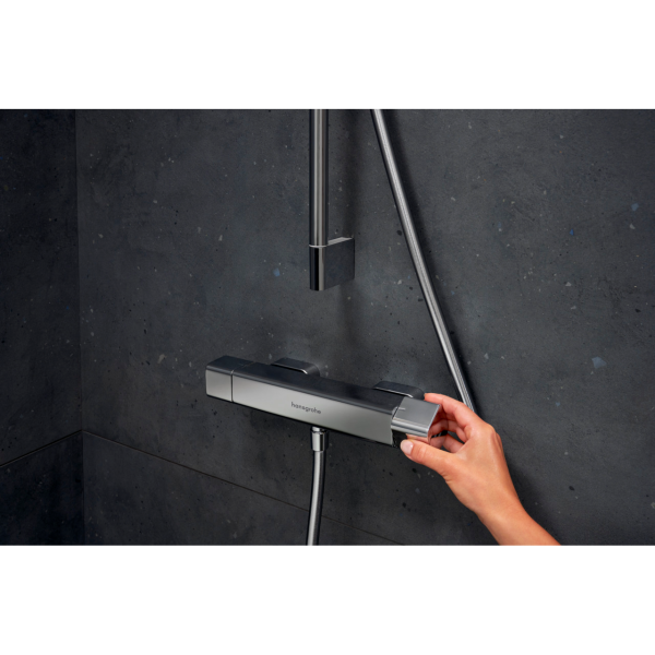 Змішувач для душу HANSGROHE ECOSTAT E, хром, настінний - изображение 6