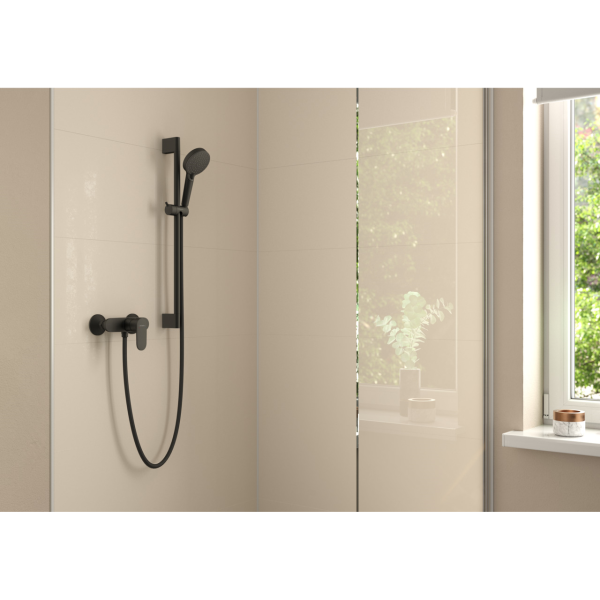 Змішувач для душу HANSGROHE VERNIS BLEND, чорний, настінний - Фото 4 Змішувач для душу HANSGROHE VERNIS BLEND, чорний, настінний - изображение 4