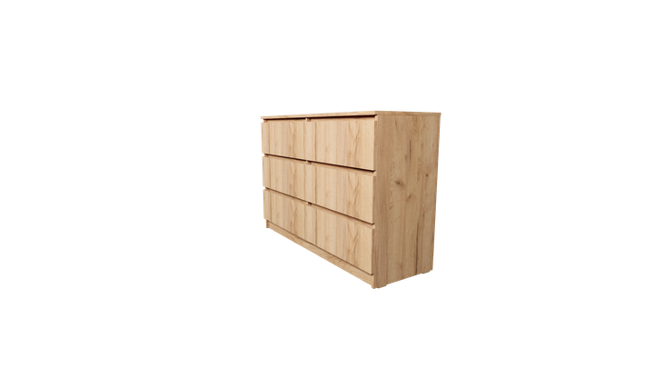 Комод ViAnt ТК-9 6Ш 1200/420/800 Дуб Тахо (НФ-00004836-000022237) - изображение 2
