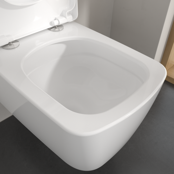 Підвісний унітаз VILLEROY & BOCH SUBWAY 3.0, білий, прямокутна - изображение 7
