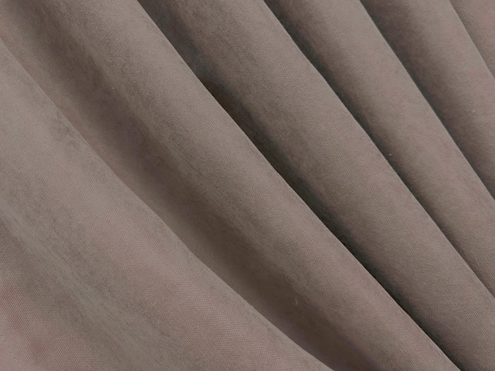 Комплект коротких штор VR-Textil Микровелюр Petek № 1825ш Какао 140х170 см 2 шт (35-0449) - изображение 5