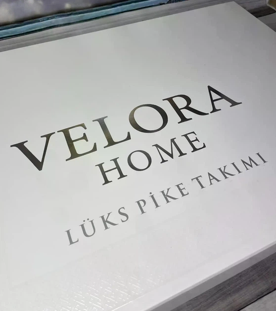 Покривало-піке Velora Home Sahra Krem 240×260 см з простирадлом та наволочками 50×70 см Бежеве - Фото 8 Покривало-піке Velora Home Sahra Krem 240×260 см з простирадлом та наволочками 50×70 см Бежеве - зображення 8