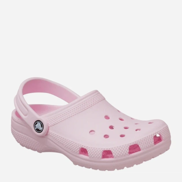 Дитячі крокси-сабо Crocs Classic Clog світло-рожеві для дівчинки с7 (23-24) на стопу 14.1-14.8 см - Фото 4 Дитячі крокси-сабо Crocs Classic Clog світло-рожеві для дівчинки с7 (23-24) на стопу 14.1-14.8 см - зображення 4