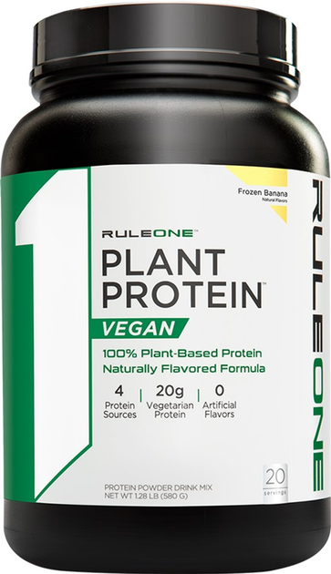 Протеин R1 (Rule One) Plant Protein 570 г Банан (837234109052) – фото ...