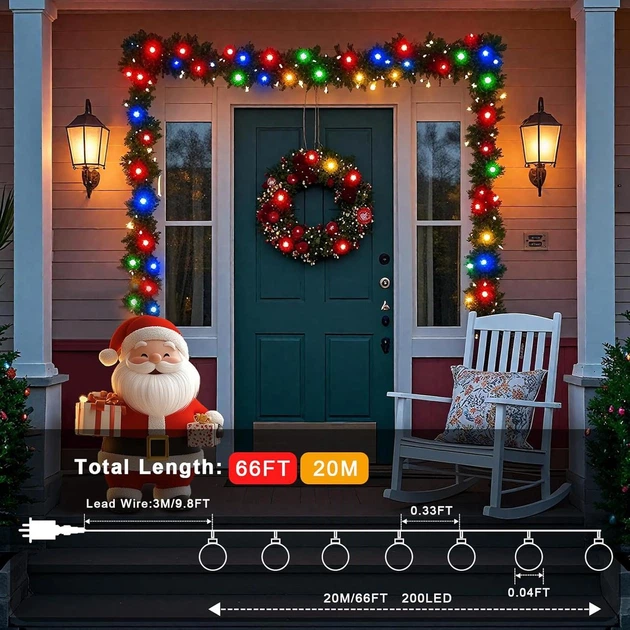 Гірлянда Plug In Globe String Lights - Фото 4 Гірлянда Plug In Globe String Lights - зображення 4
