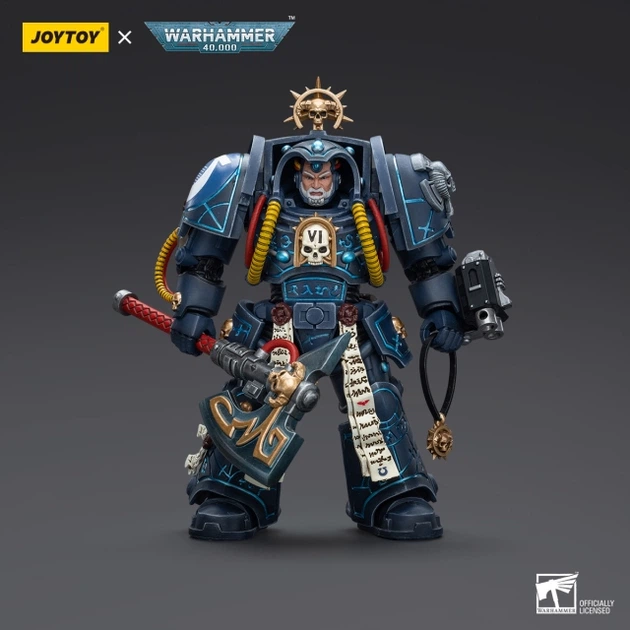 Фігурка warhammer40k JoyToy Ultramarines Librarian in Terminator 1/18 - зображення 5