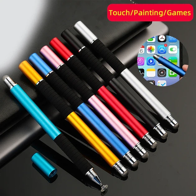 Универсальный Емкостный Металлический Двусторонний стилус Синий 2 в 1 Touch Pen для телефона, планшета - изображение 4