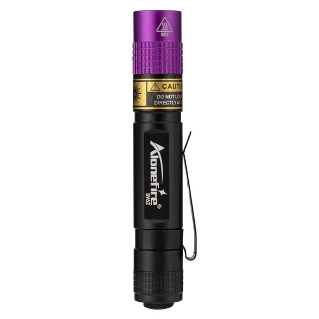 Ультрафиолетовый фонарик-мини AloneFire SV62 395nm / УФ фонарик / UV LED с батарейкой - изображение 3