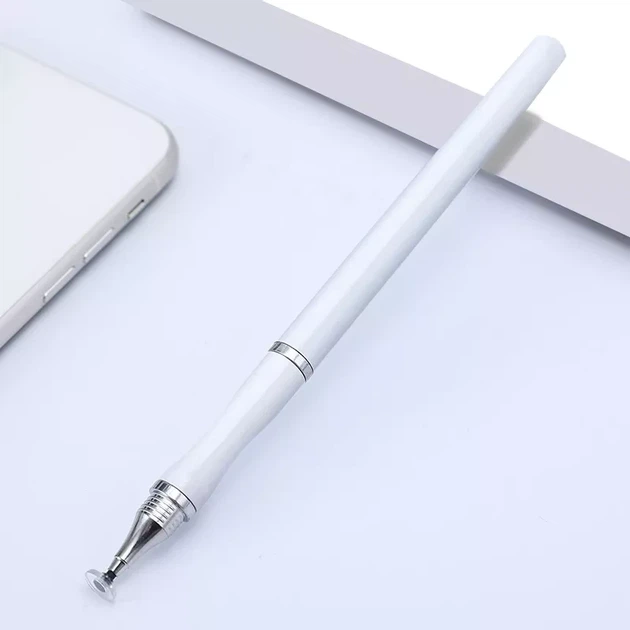 Универсальный Емкостный Стилус - Ручка 2 в 1 Touch Pen Розовая для телефона планшета сенсорного экрана - изображение 3