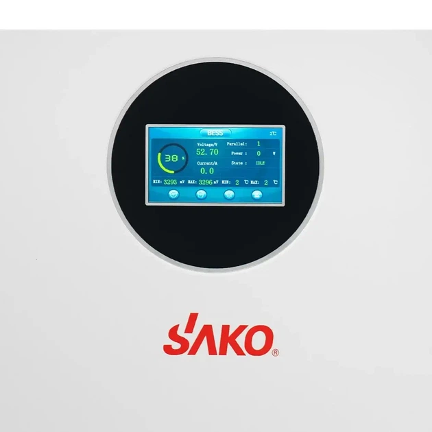 Аккумуляторная батарея литий-железо-фосфатная SAKO Li-Sun Wall Stand 100 А⋅г, 51.2 В, 5120 Вт⋅г, LiFePo4 (SK-51.2V100Ah) - Фото 4 Аккумуляторная батарея литий-железо-фосфатная SAKO Li-Sun Wall Stand 100 А⋅г, 51.2 В, 5120 Вт⋅г, LiFePo4 (SK-51.2V100Ah) - изображение 4