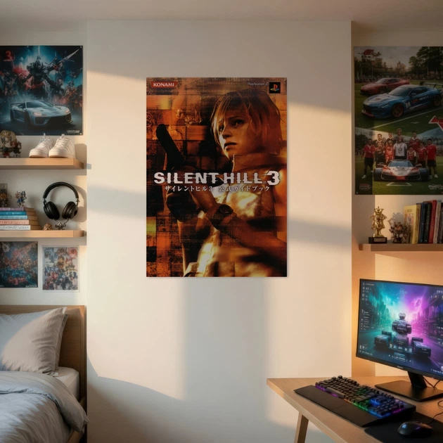 Постер Сайлент Хілл 3, Silent Hill 3 (2003), PS2, плакат для геймера, A1 85×60 см (id4717) - зображення 2