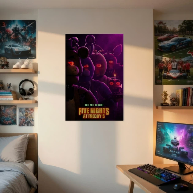 Постер Пять ночей у Фредди, Five Nights at Freddy's, FNaF, постер в комнату подростка, A3 42×28 см (id6271) - изображение 2