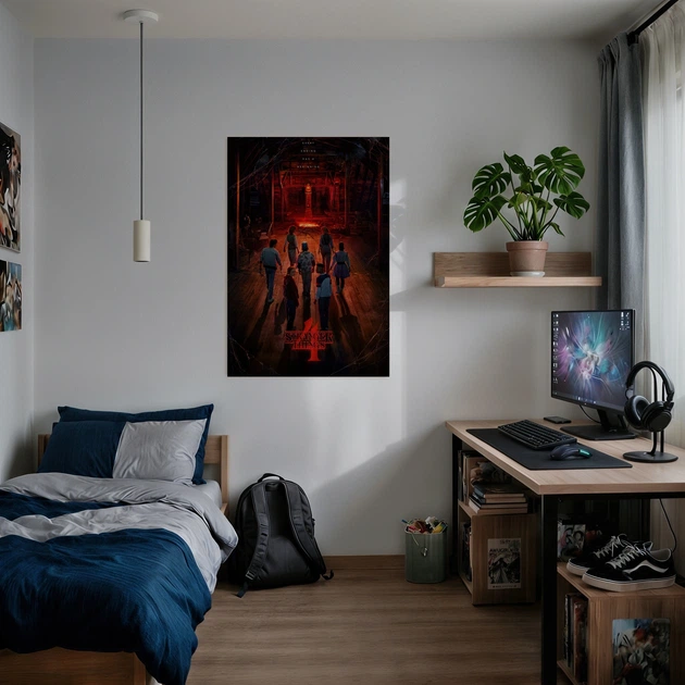 Постер Очень Странные Дела 4, Stranger Things 4, фантастика, сериал, A3 42×28 см (id5271) - изображение 2