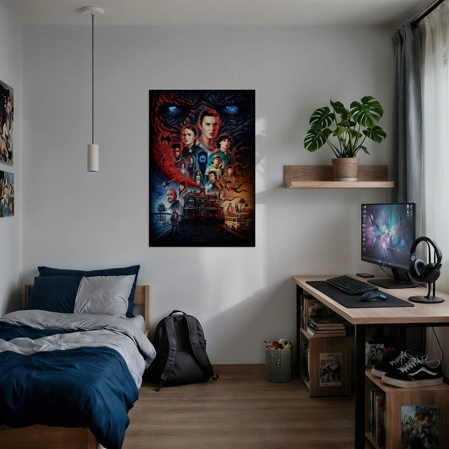 Интерьерная картина Очень Странные Дела, Stranger Things 4, постер по сериалу, 42×28 см (id5709) - изображение 3