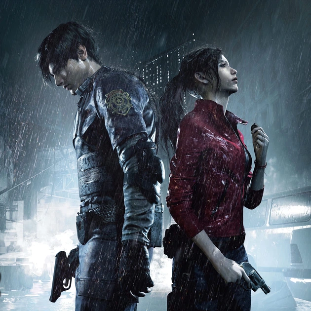 Інтер'єрна картина Оселя зла 2, Resident Evil 2, Леон Кеннеді, Клер Редфілд, плакат для геймера, 28×42 см (id6205) - Фото 3 Інтер'єрна картина Оселя зла 2, Resident Evil 2, Леон Кеннеді, Клер Редфілд, плакат для геймера, 28×42 см (id6205) - зображення 3