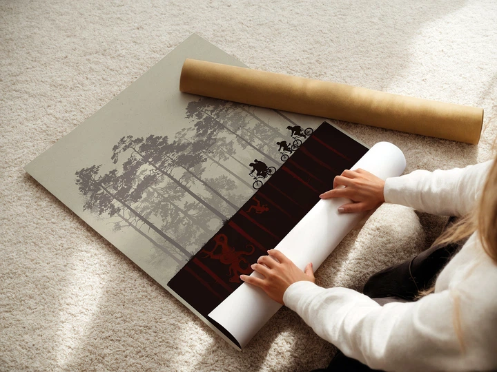 Постер Дивні Дива, Stranger Things, фантастика, серіал, A1 85×60 см (id1732) - зображення 3