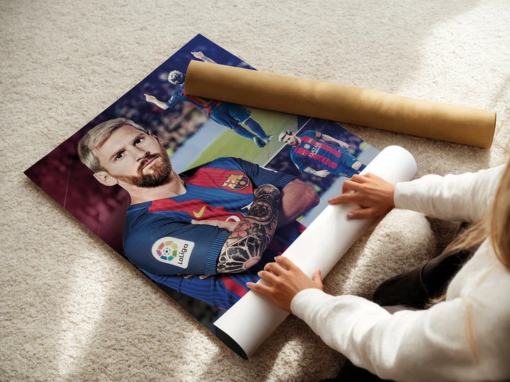 Постер Ліонель Мессі, Lionel Messi, футболіст, A3 42×28 см (id4350) - зображення 3