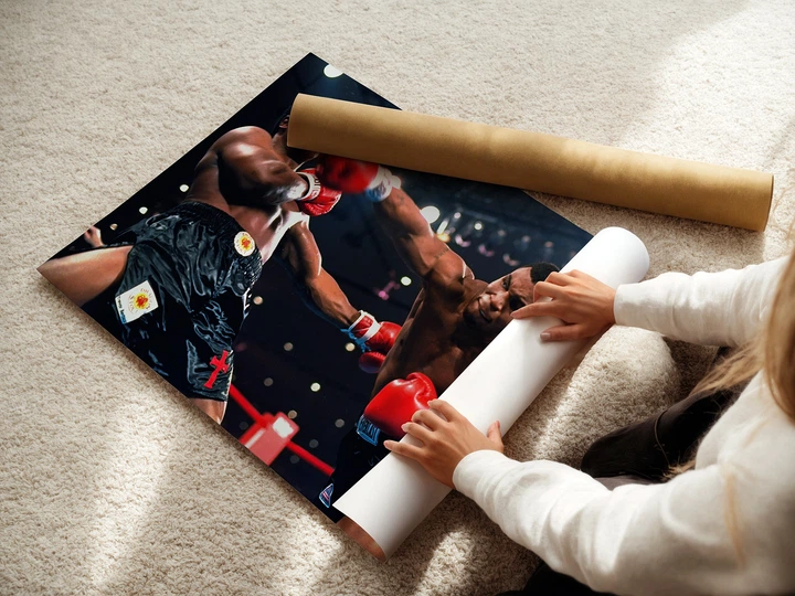 Постер Майк Тайсон и Тревор Бербик, Mike Tyson, бокс, A0 75×106 см (id5517) - изображение 3