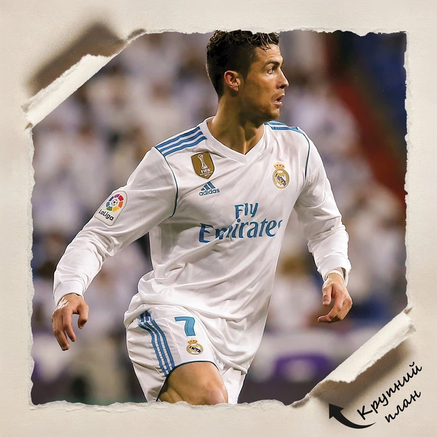 Постер Футболист Криштиану Роналду, Cristiano Ronaldo, A2 60×43 см (id1927) - изображение 4