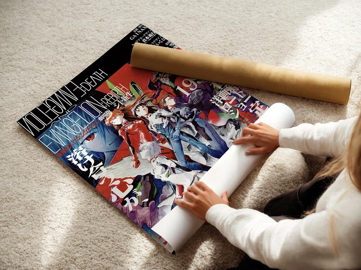 Постер Евангелион: Смерть и Возрождение, Evangelion: Death And Rebirth (1997), культовое аниме, A3 42×30 см (id0276) - изображение 3