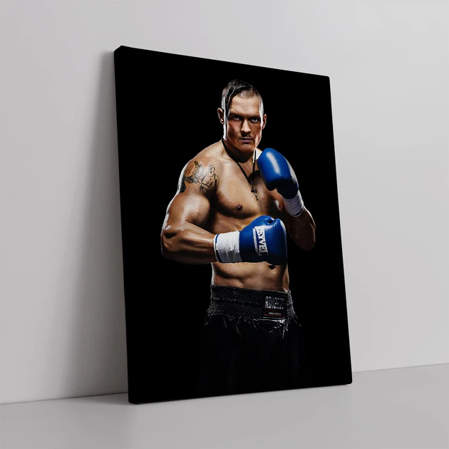 Интерьерная картина Усик Александр, боксёр, спортивний плакат, 42×30 см (id1396) - изображение 2