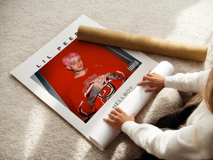 Постер Густав Ар, Ліл Піп, LiL PEEP, репер, A3 42×30 см (id4616) - зображення 3