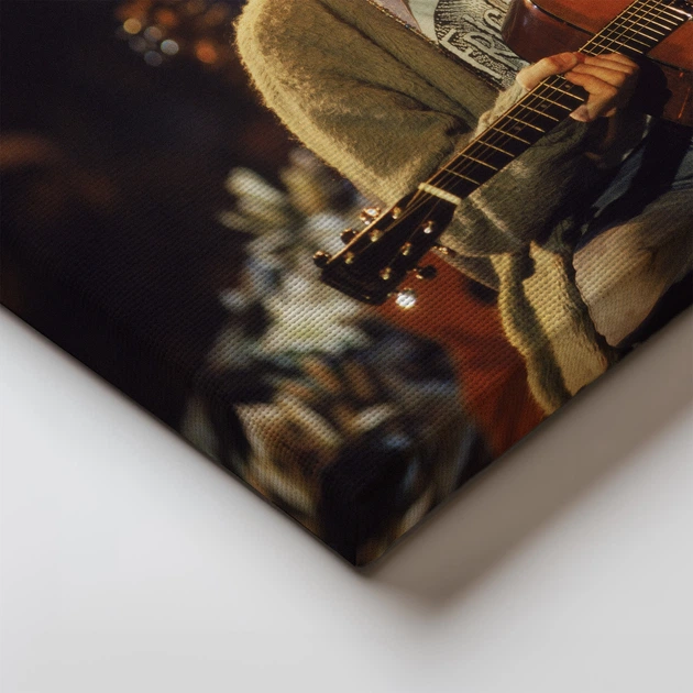 Интерьерная картина Нирвана, Курт Кобейн, Nirvana, декор в комнату меломана, 28×42 см (id0187) - изображение 2