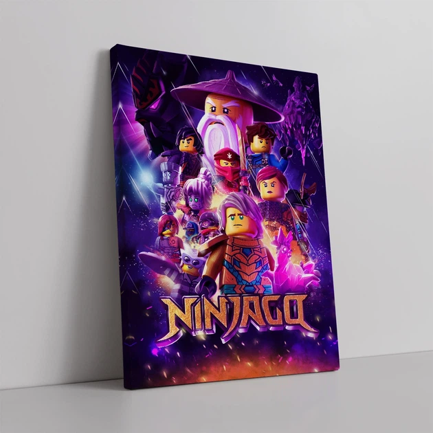 Интерьерная картина Ниндзяго, Ninjago, декор в комнату ребёнка, 42×30 см (id5811) - изображение 2