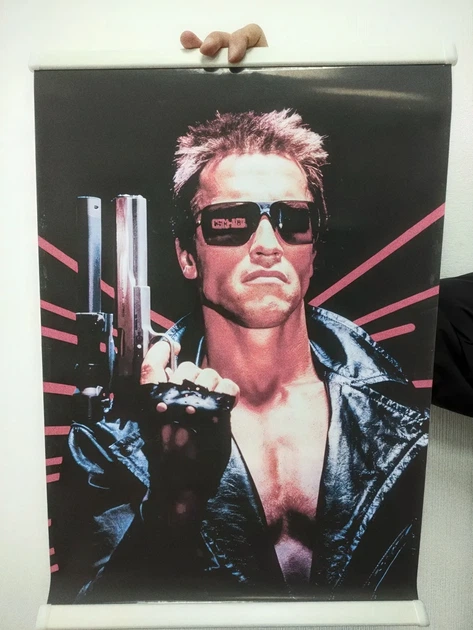 Постер Термінатор, T-800, Terminator (1984), Арнольд Шварценеггер, кіборг, A1 85×60 см (id0363) - зображення 4