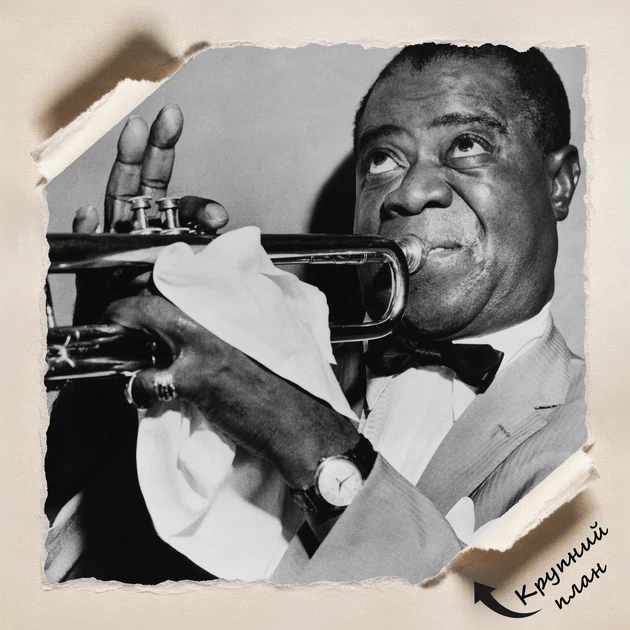 Постер Луи Армстронг с трубой, Louis Armstrong, jazz, джаз, постер музыканта, A3 30×42 см (id1738) - изображение 4