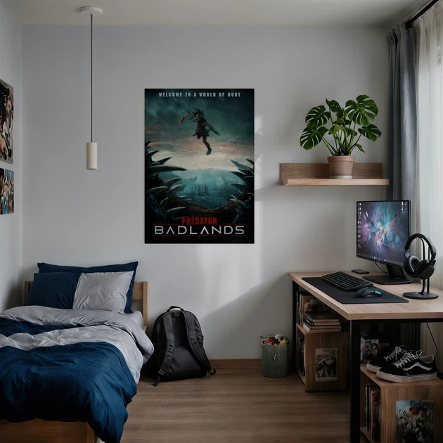 Постер Хищник: Планета смерти, Predator: Badlands (2025), фантастика, боевик, A3 42×30 см (id7262) - изображение 2