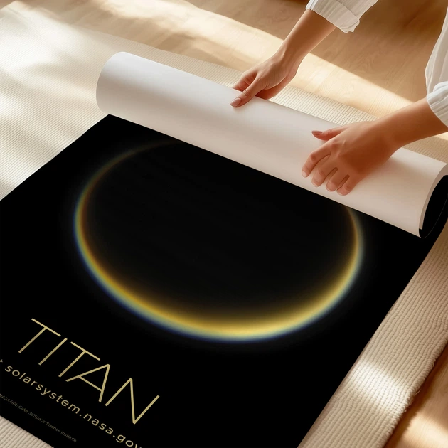 Постер Титан, Titan, NASA, НАСА, космос, астрономия, A3 42×27 см (id7144) - изображение 3