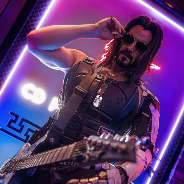 Интерьерная картина Киберпанк 2077, Cyberpunk 2077, декор в комнату геймера, 60×40 см (id7184) - изображение 3