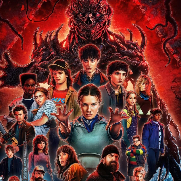 Интерьерная картина Очень Странные Дела 5, Stranger Things 5, сериал, 60×40 см (id7187) - изображение 4