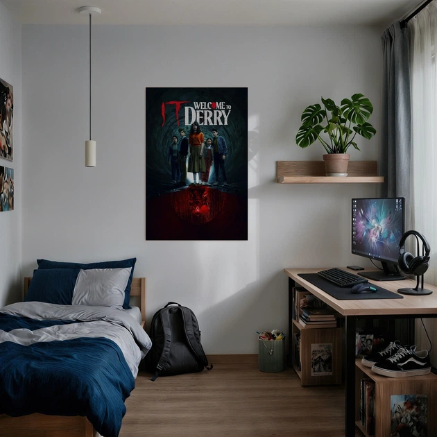 Постер Оно: Добро пожаловать в Дерри, It: Welcome to Derry, ужасы, Пеннивайз, Стивен Кинг, A3 42×28 см (id7217) - изображение 2