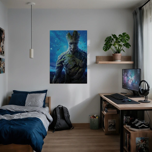 Постер Грут, Стражи Галактики, Groot, GOTG (2014), супергеройский постер, A2 60×42 см (id0167) - изображение 2