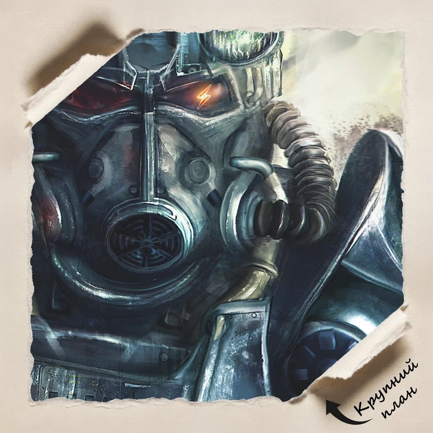Постер Фаллаут 4, силовая броня, Fallout 4, A3 28×42 см (id2174) - изображение 4