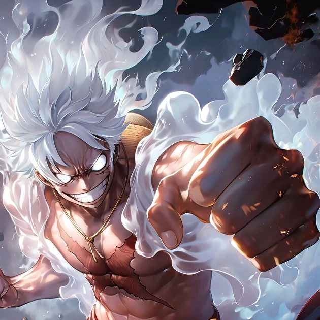 Интерьерная картина Большой Куш, Ван Пис, Монки Д. Луффи, One Piece, Monkey D. Luffy, аниме, 42×30 см (id7044) - изображение 3