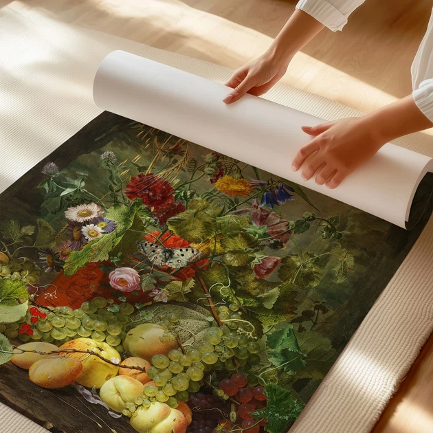 Постер Отто Дидрик Оттесен, Композиція з польовими квітами, Still Life, репродукція картини, A3 36×30 см (id7040) - зображення 3