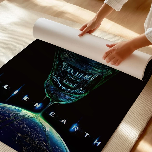 Постер Чужой:Земля, Alien:Earth, ужасы, сериал, ксеноморф, A3 42×28 см (id7062) - изображение 3