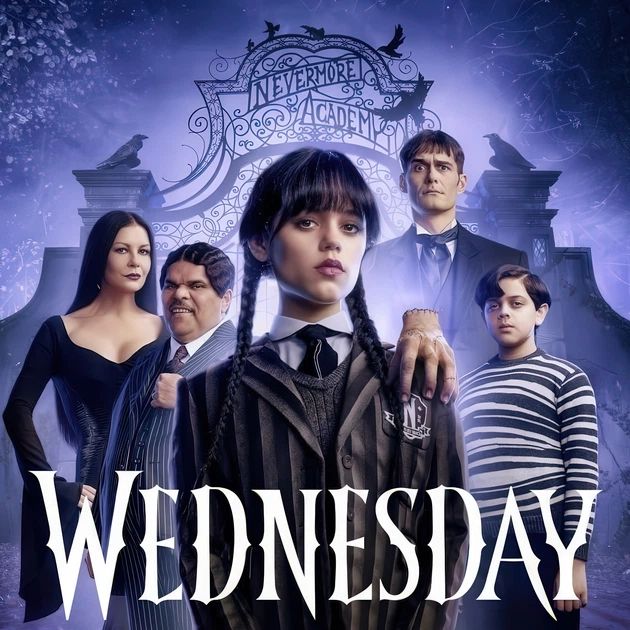 Інтер'єрна картина Венздей, Wednesday (2025), сериал, 42×28 см (id7048) - зображення 3