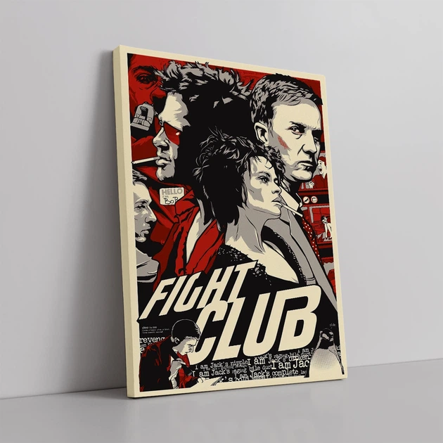 Интерьерная картина Бойцовский клуб, Fight Club (1999), культовое кино, 42×30 см (id6280) - изображение 2