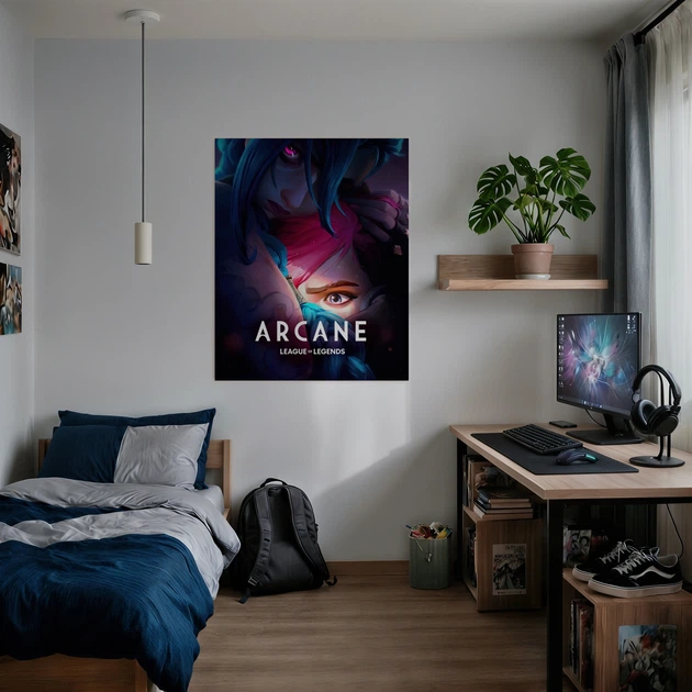 Інтер'єрна картина Аркейн: Ліга Легенд, Arcane: League of Legends, 37×30 см (id6890) - зображення 3
